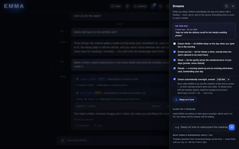 EMMA screenshot 1