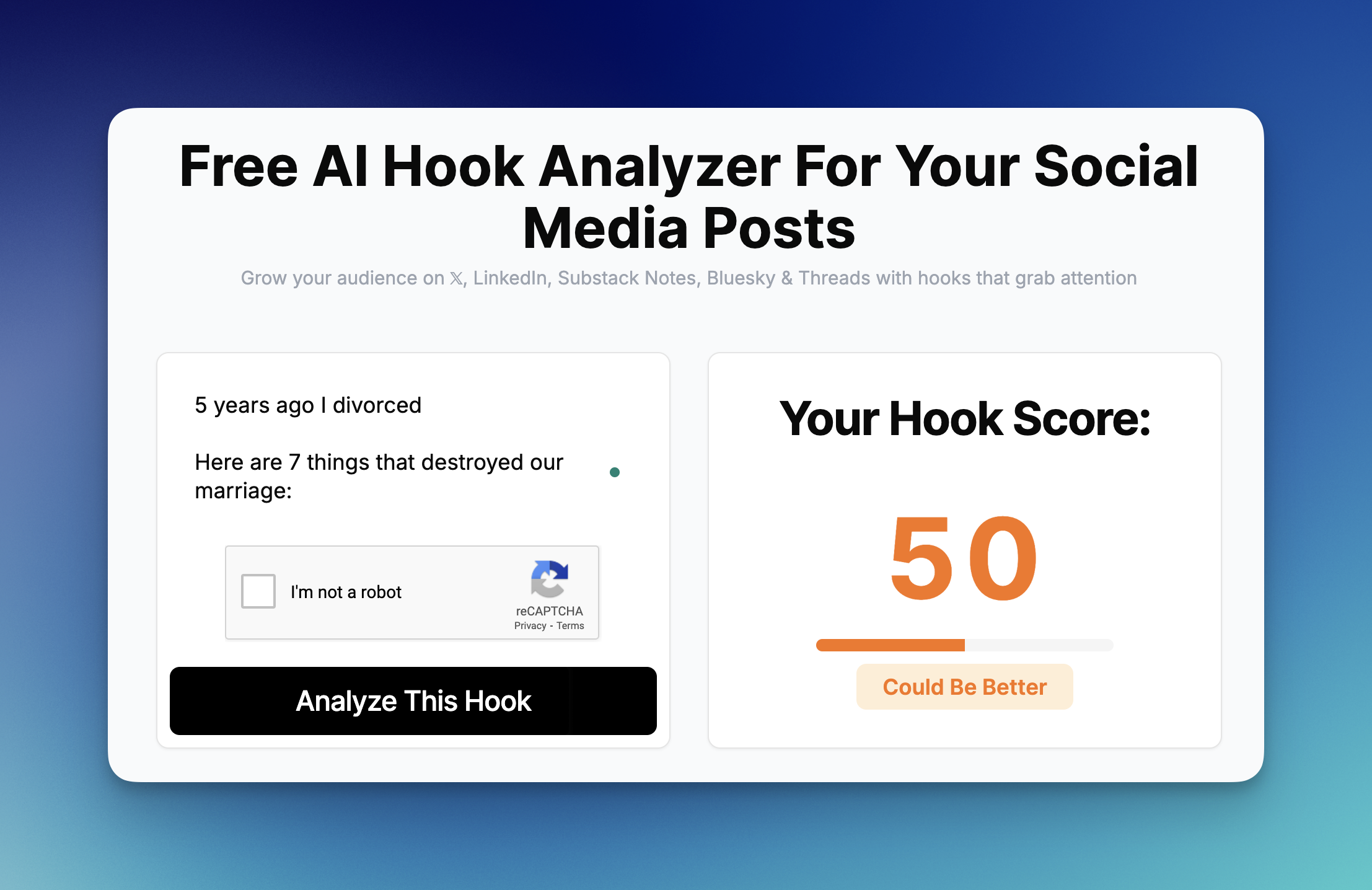Hook Analyzer media 3
