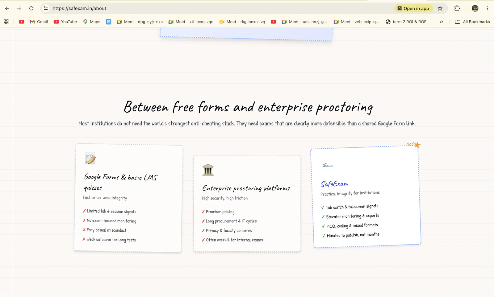 SafeExam screenshot 4