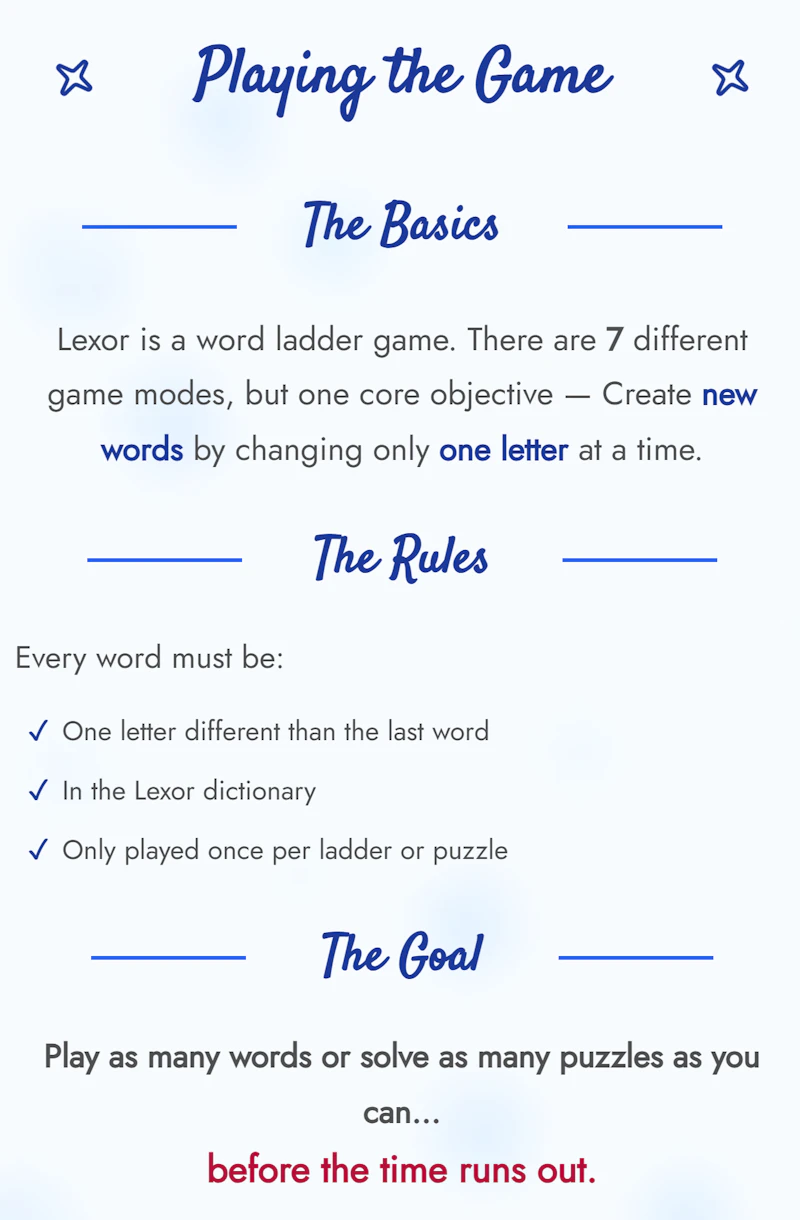 Lexor - Word Ladder Game screenshot 2