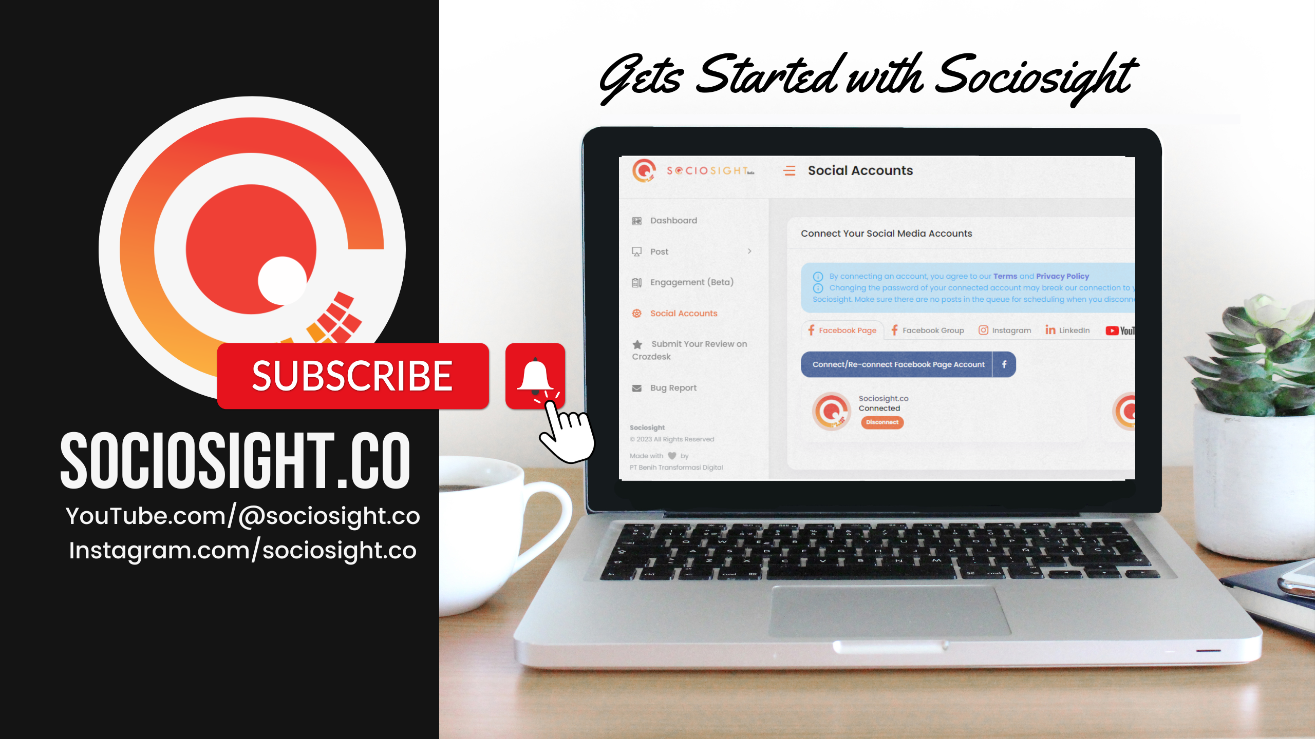 Sociosight.Co - よりスマートなマルチブランドソーシャルメディア管理ツールメディア2