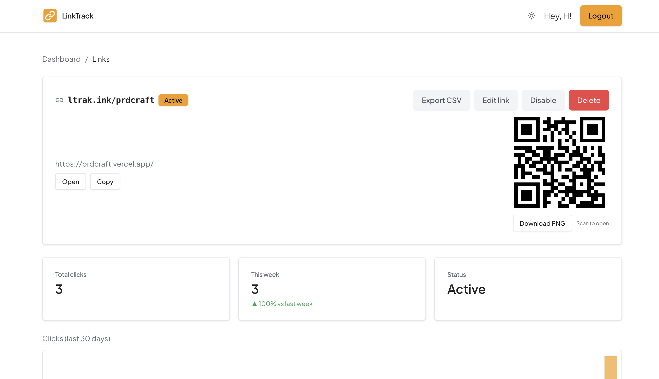 Mídia 3 de LinkTrack - Link Tracker - Encurre os links e rastreie os cliques com zero barulho.