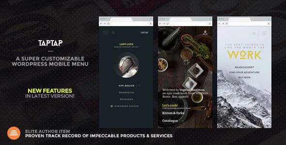 A SUPER CUSTOMIZABLE WORDPRESS MOBILE MENU
