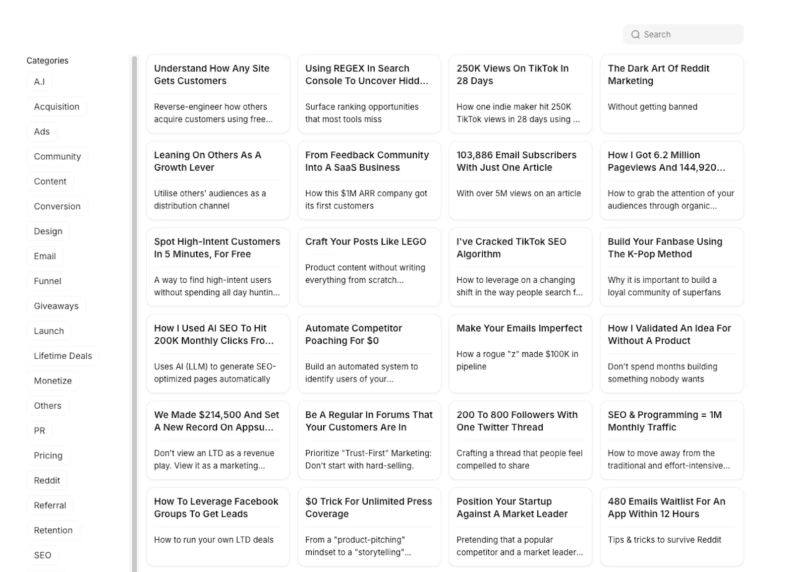 GrowthStash screenshot 1