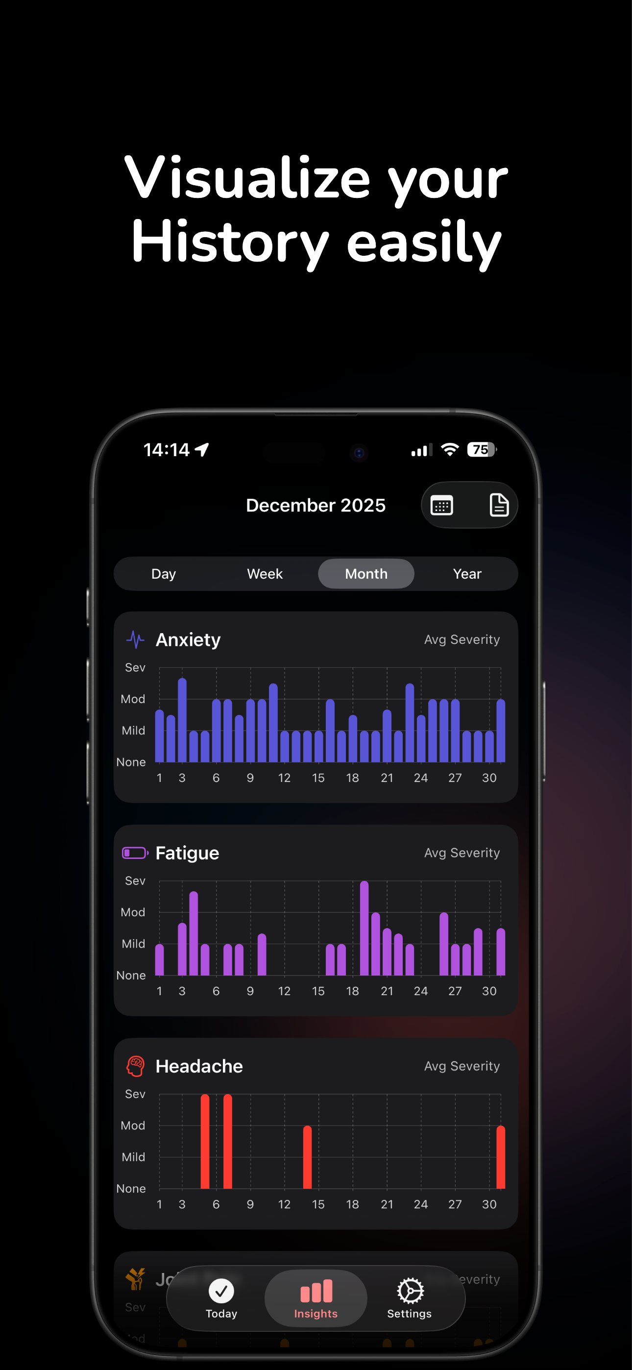 Trace Symptom Tracker App gallery image