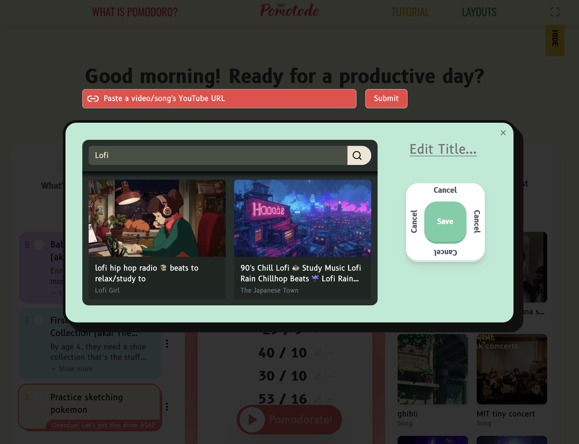 Pomotodo.space - Tutto in un Web Pomodoro, Todolist e Study/Work Music Accogliente media 3