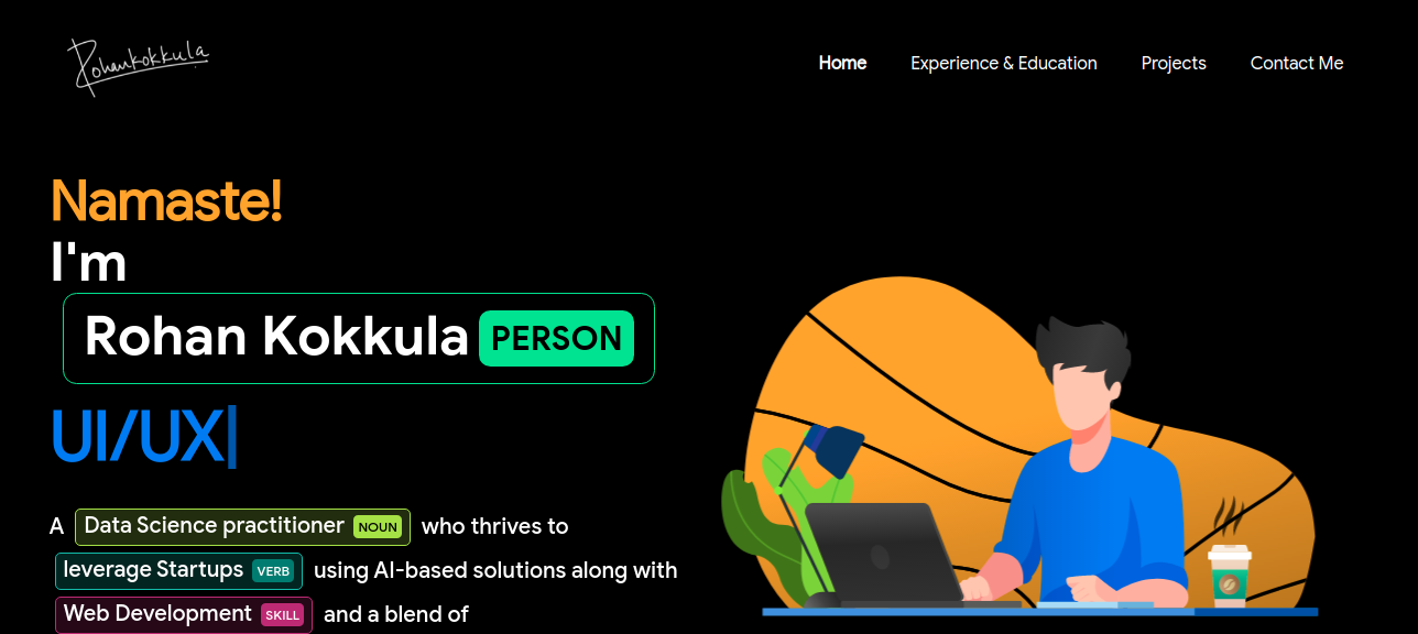 build personal portfolio website gallery image