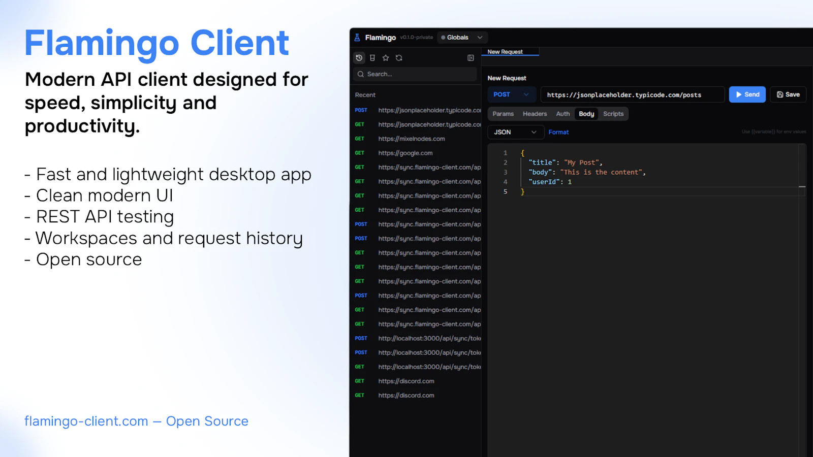Flamingo Client screenshot 1