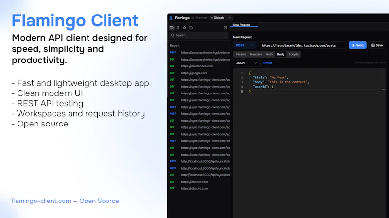 Flamingo Client screenshot 1
