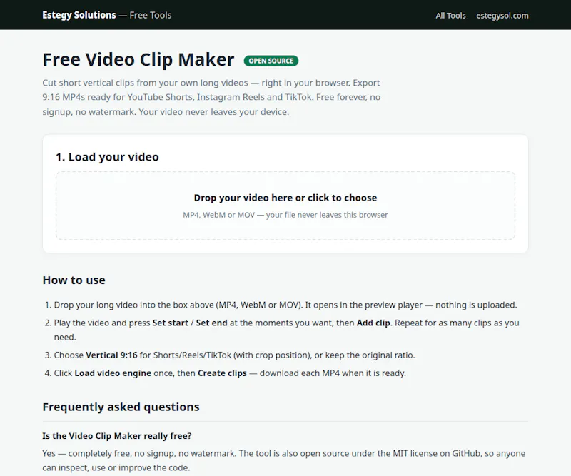 Video Clip Maker screenshot 2