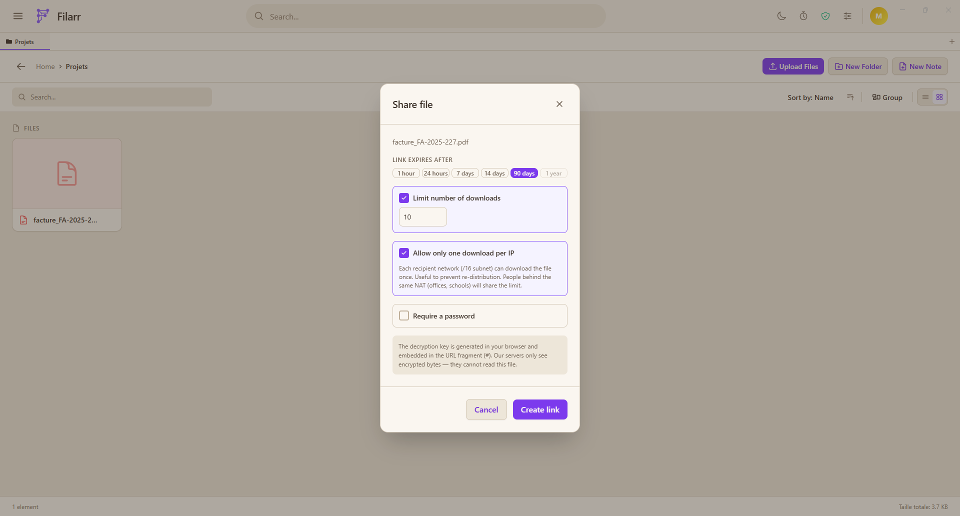 Filarr — Encrypted Workspace gallery image