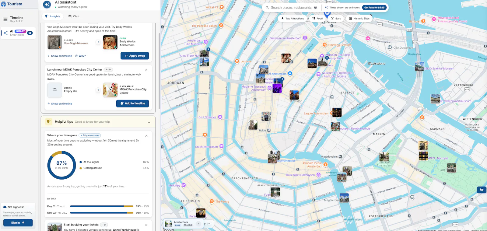Tourista screenshot 4