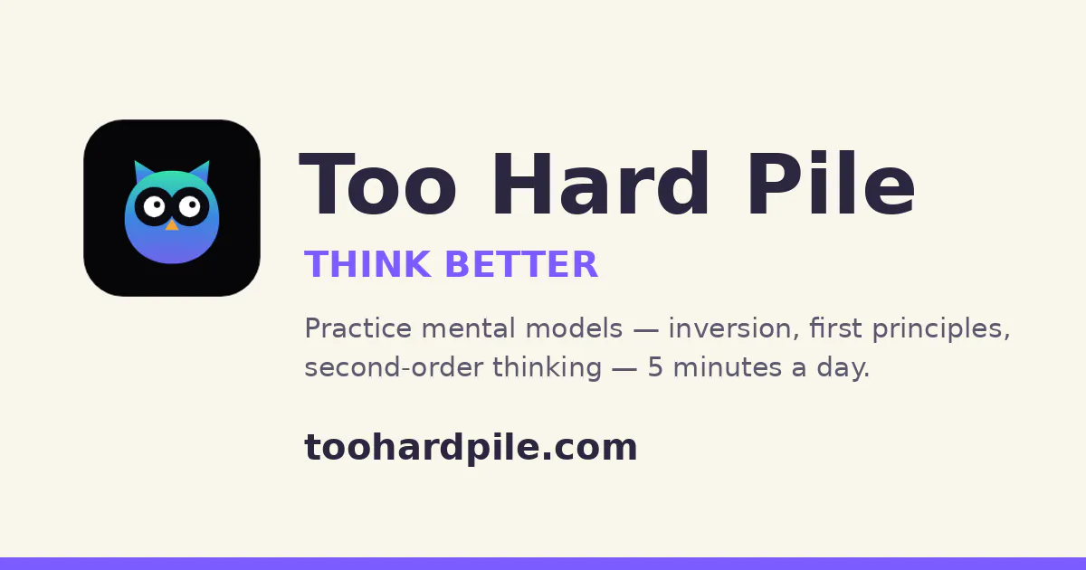 Too Hard Pile screenshot