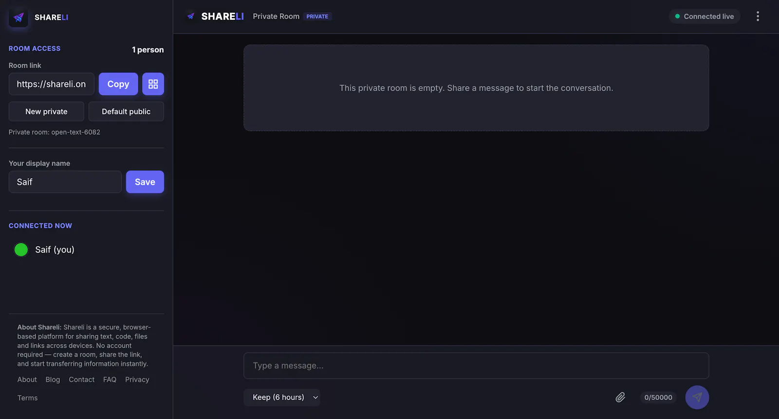 Shareli screenshot 6