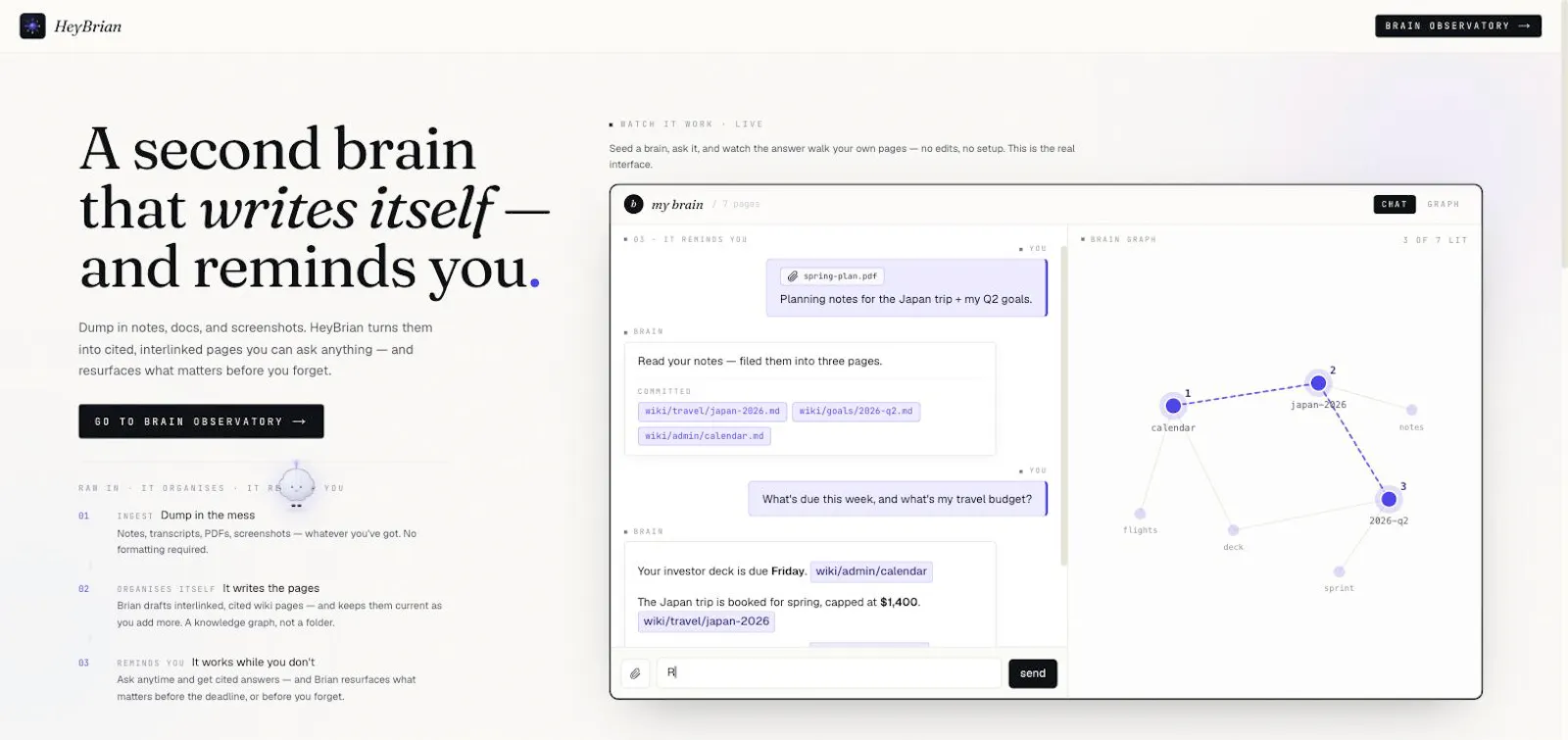 HeyBrian screenshot 1
