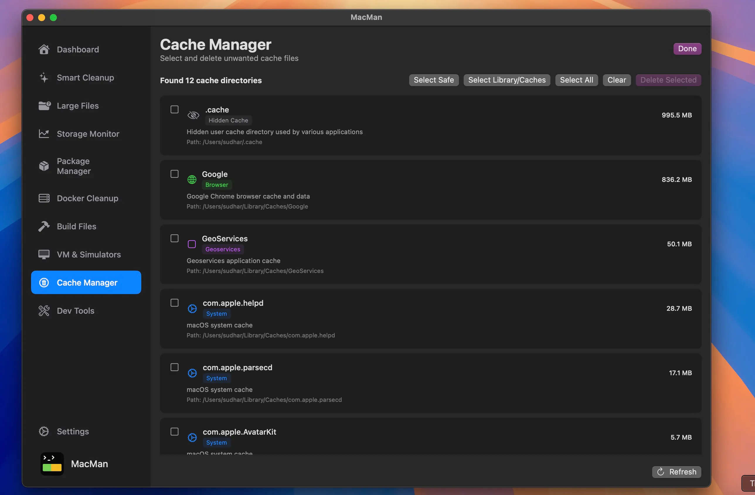 MacMan screenshot 6