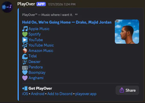 PlayOver — Your Music, Any Platform gallery image