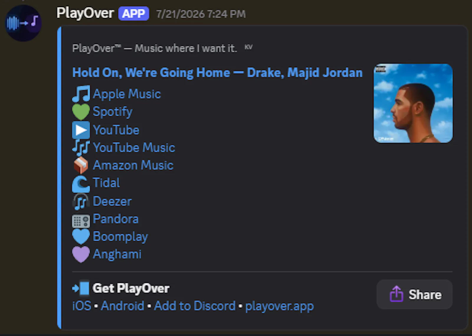PlayOver — Your Music, Any Platform screenshot 2