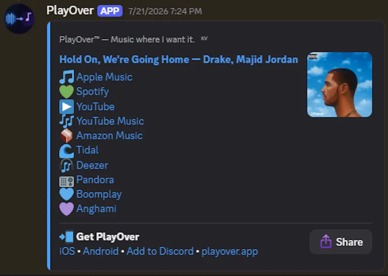 PlayOver — Your Music, Any Platform screenshot 2
