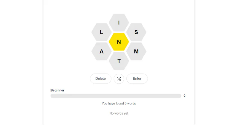Blossom Word Game screenshot 1