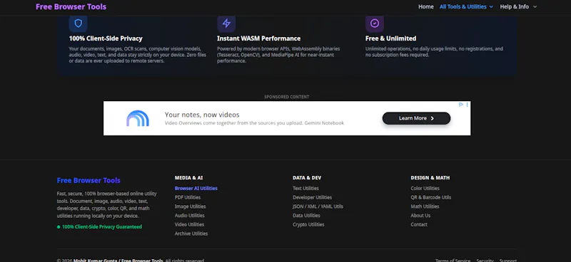 Free Browser Tools screenshot 8