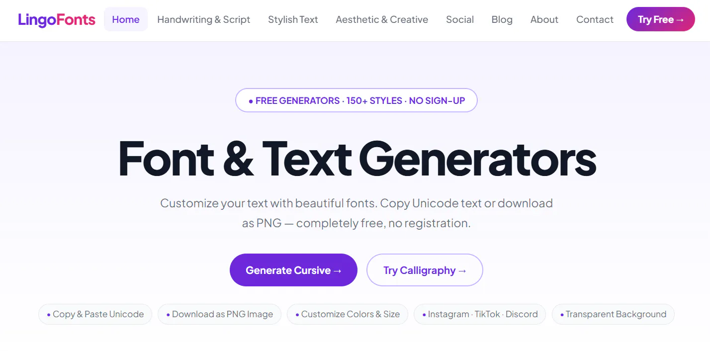 LingoFonts