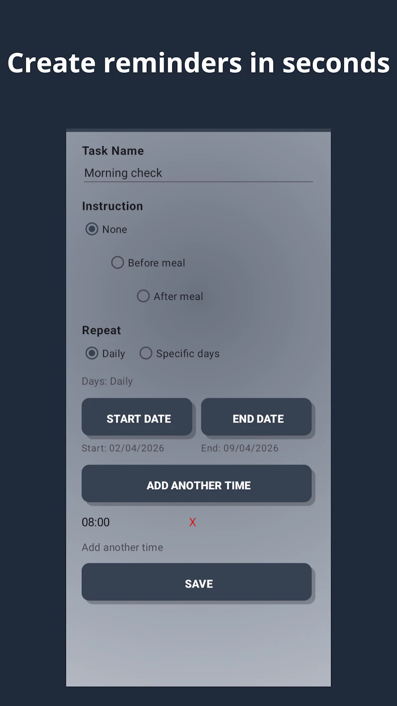 All Is OK: Reminders & Notes screenshot 4