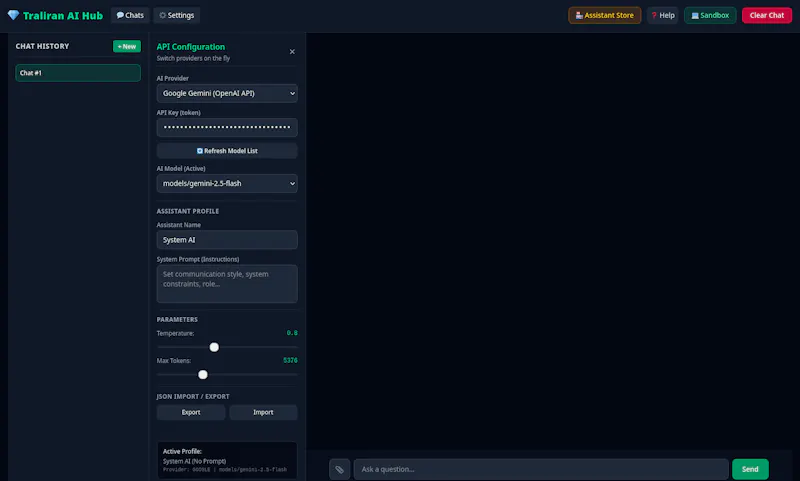 Traliran AI Hub screenshot 1
