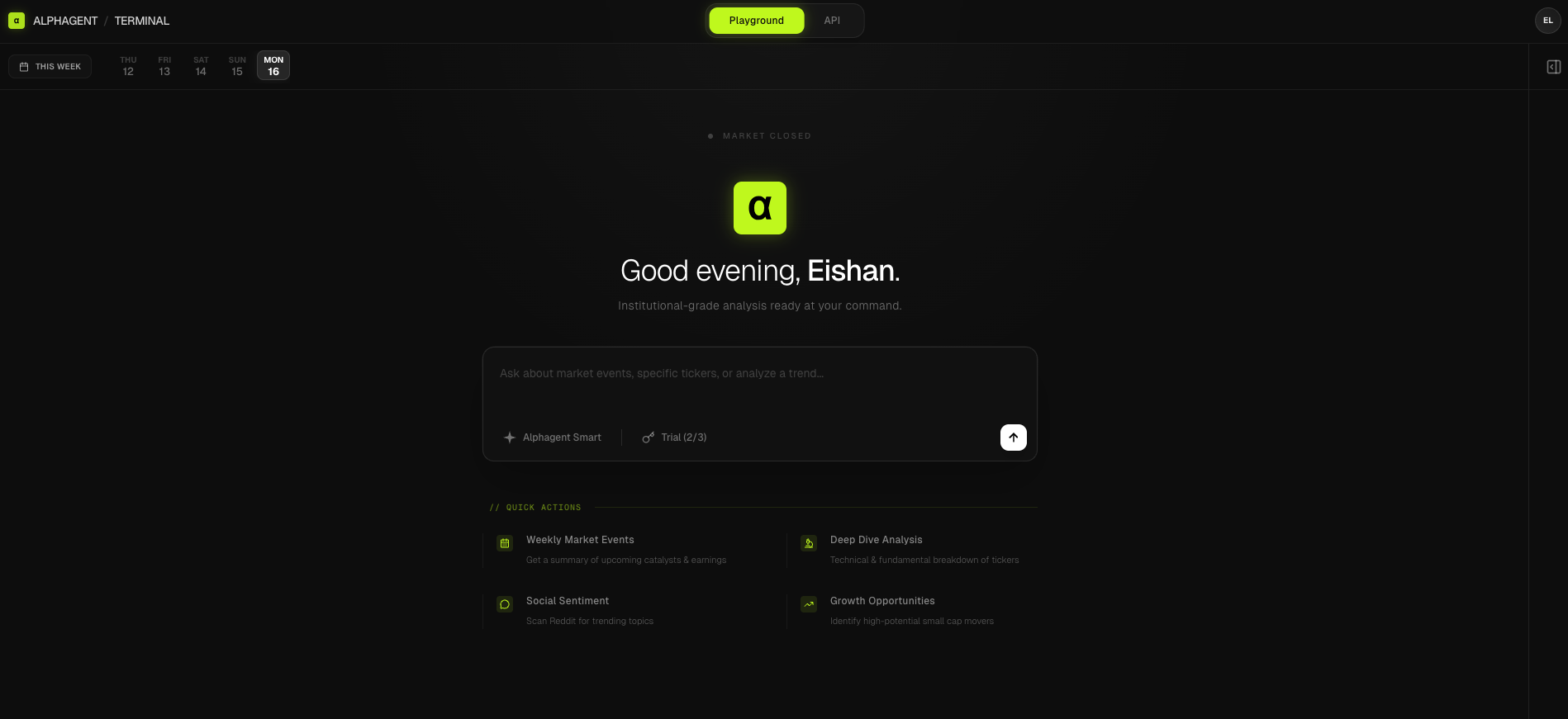 Alphagent gallery image