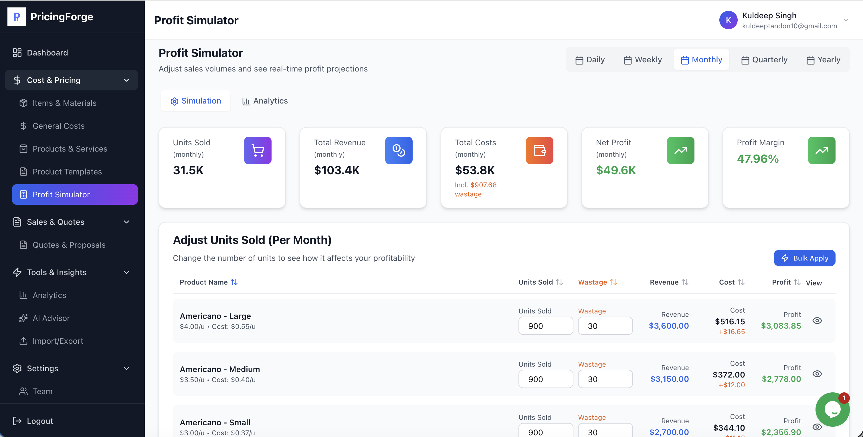 PricingForge gallery image