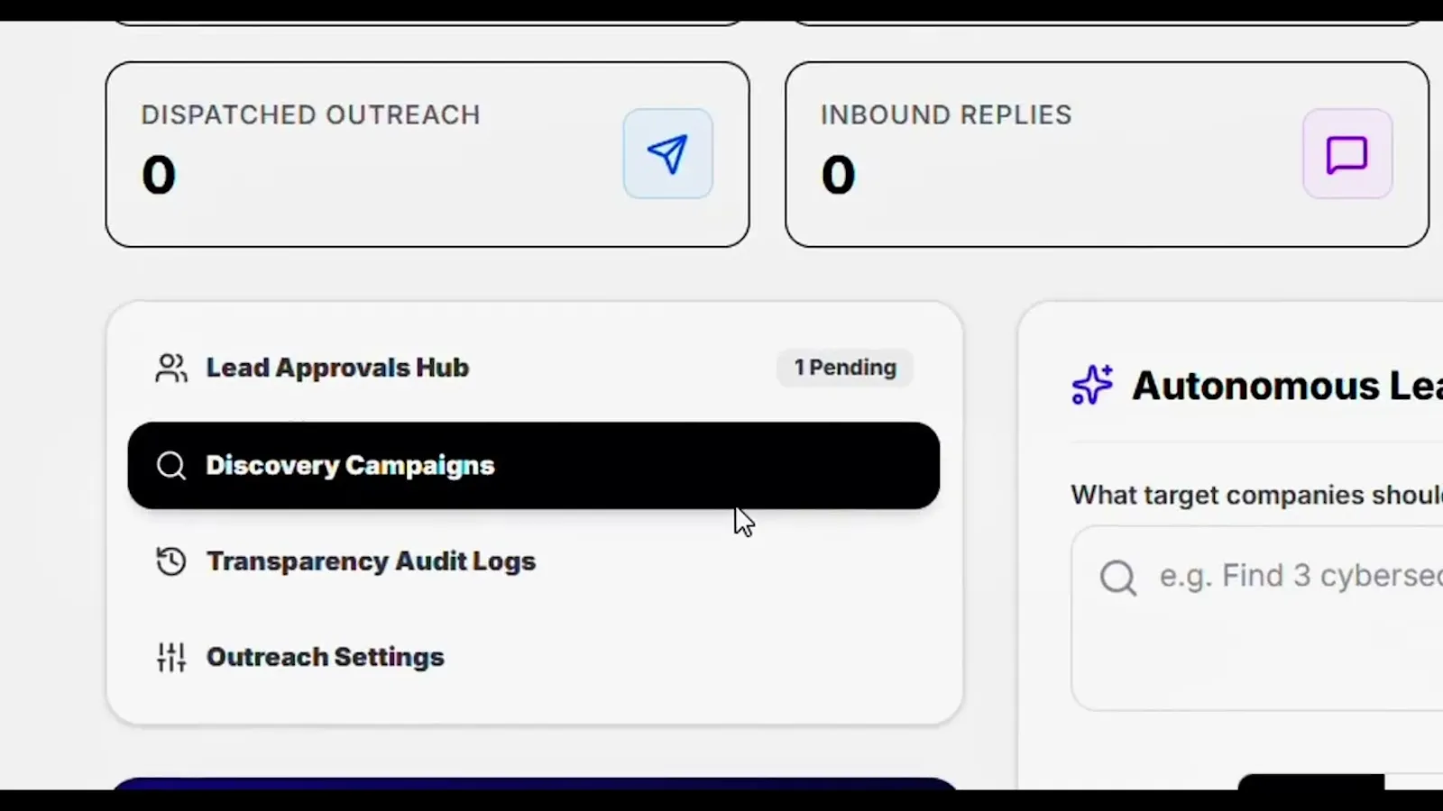 AutonomousLead screenshot 1 (video preview)