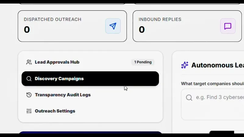 AutonomousLead screenshot 1 (video preview)