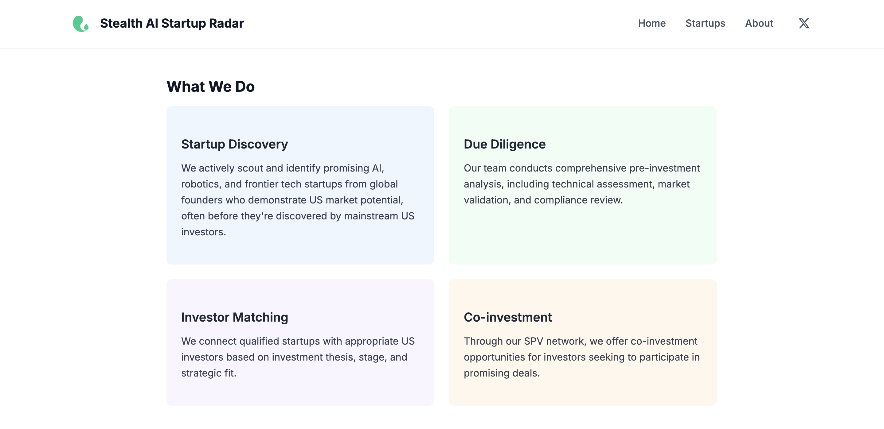 Stealth AI Startup Radar gallery image