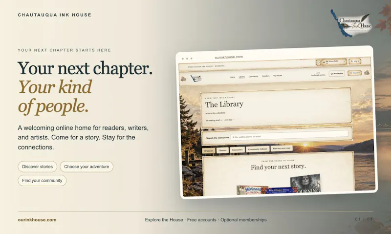 Chautauqua Ink House screenshot 1