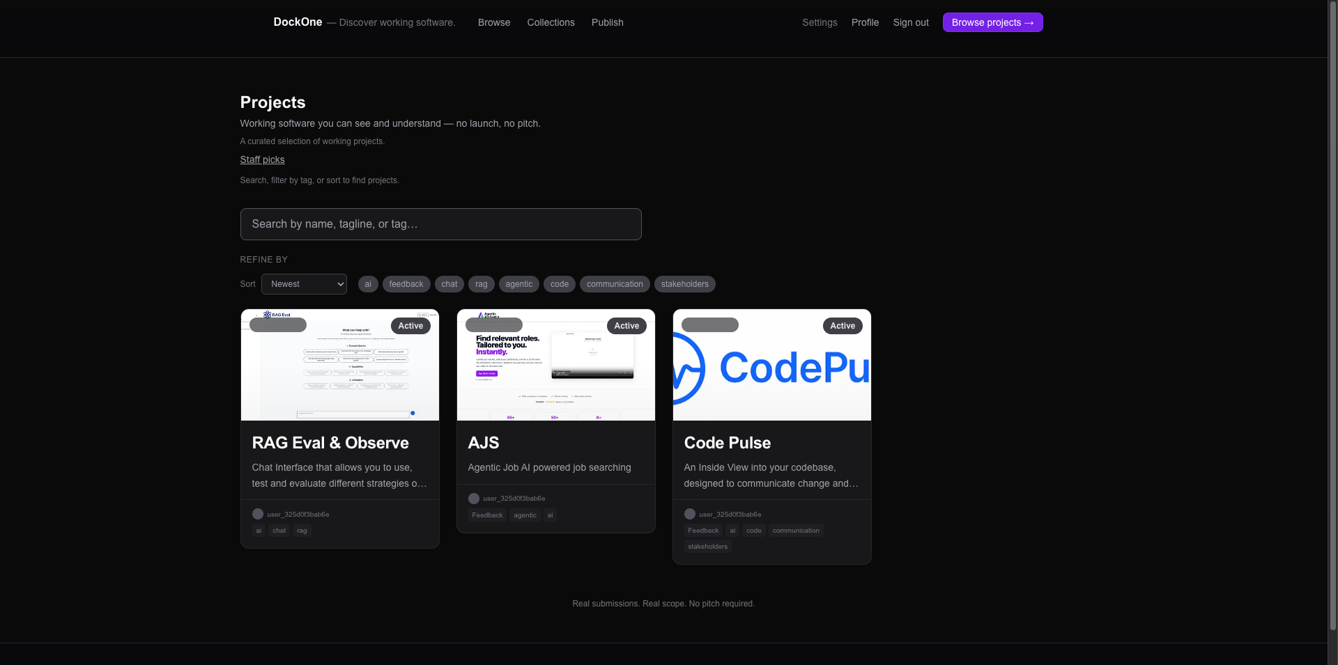 DockOne - Screenshot 2 showing product features and functionality