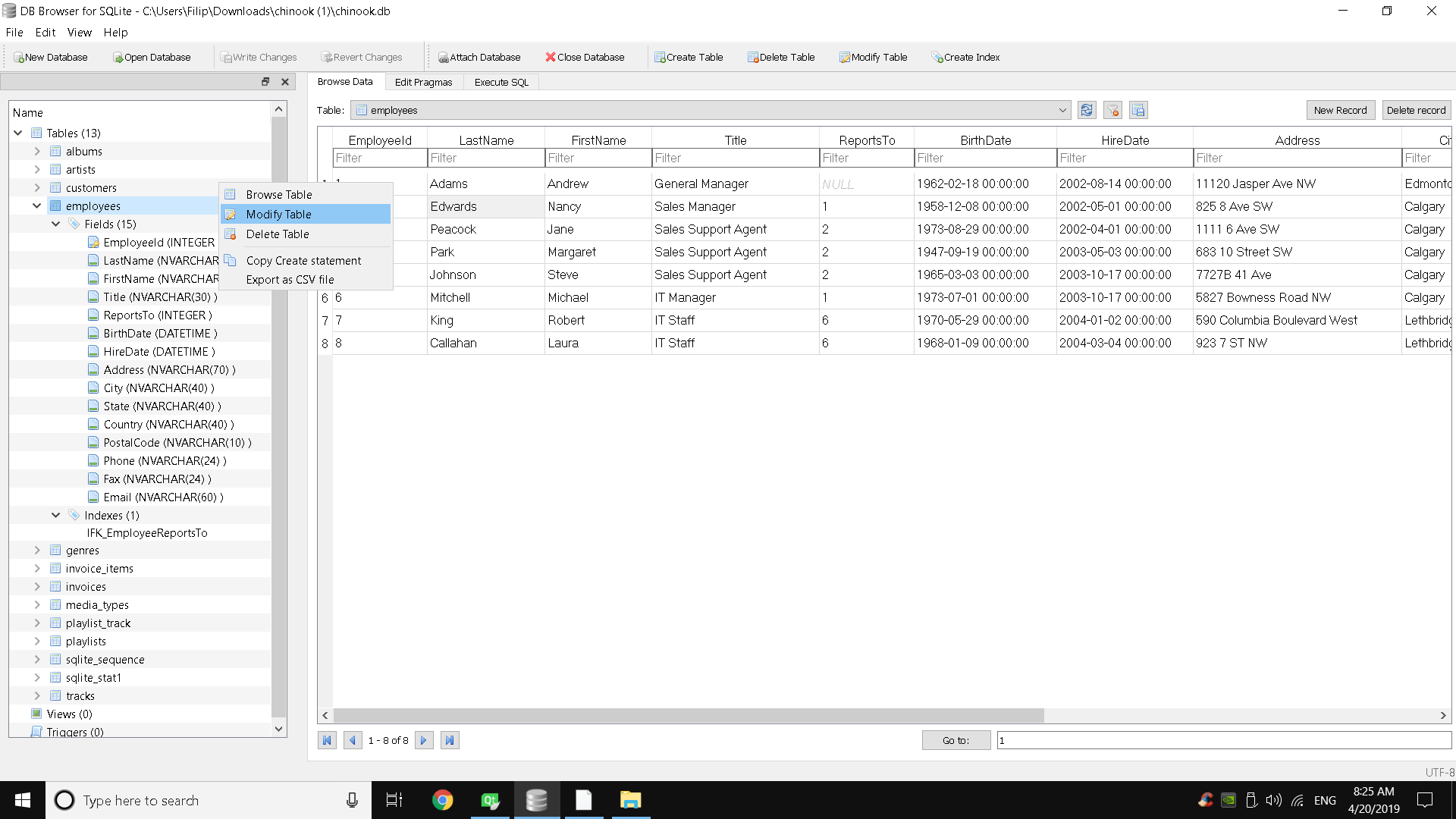 SQLite için yeni tarayıcı - Sqlite medya 2