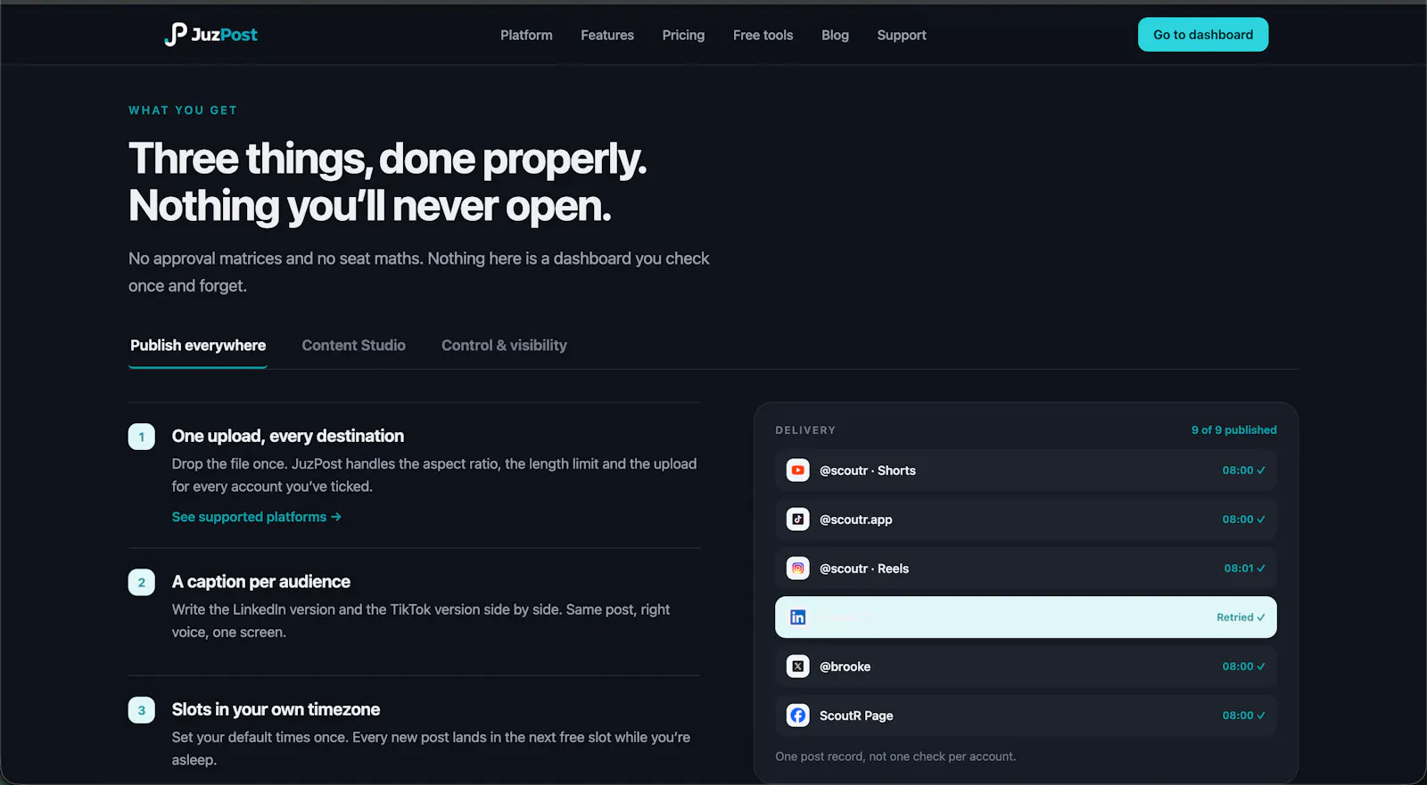 JuzPost screenshot 2