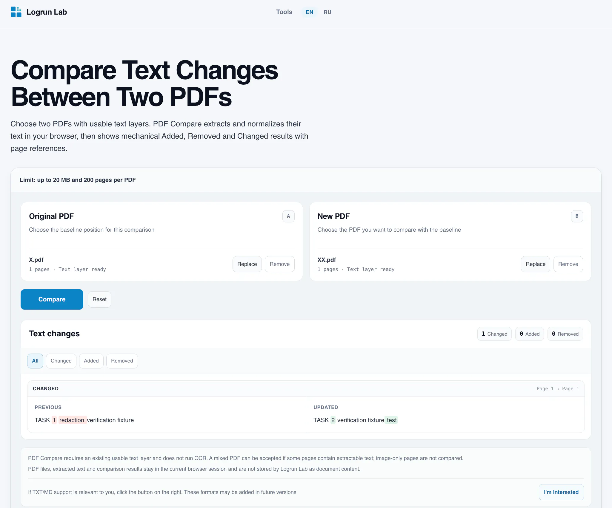 PDF Compare gallery image