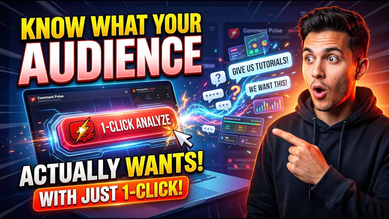 YT Comment Pulse & Analytics screenshot 1 (video preview)