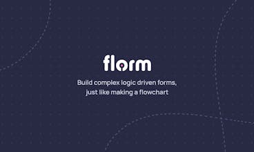 Florm의 직관적인 인터페이스로 양식 작성이 간편해집니다.