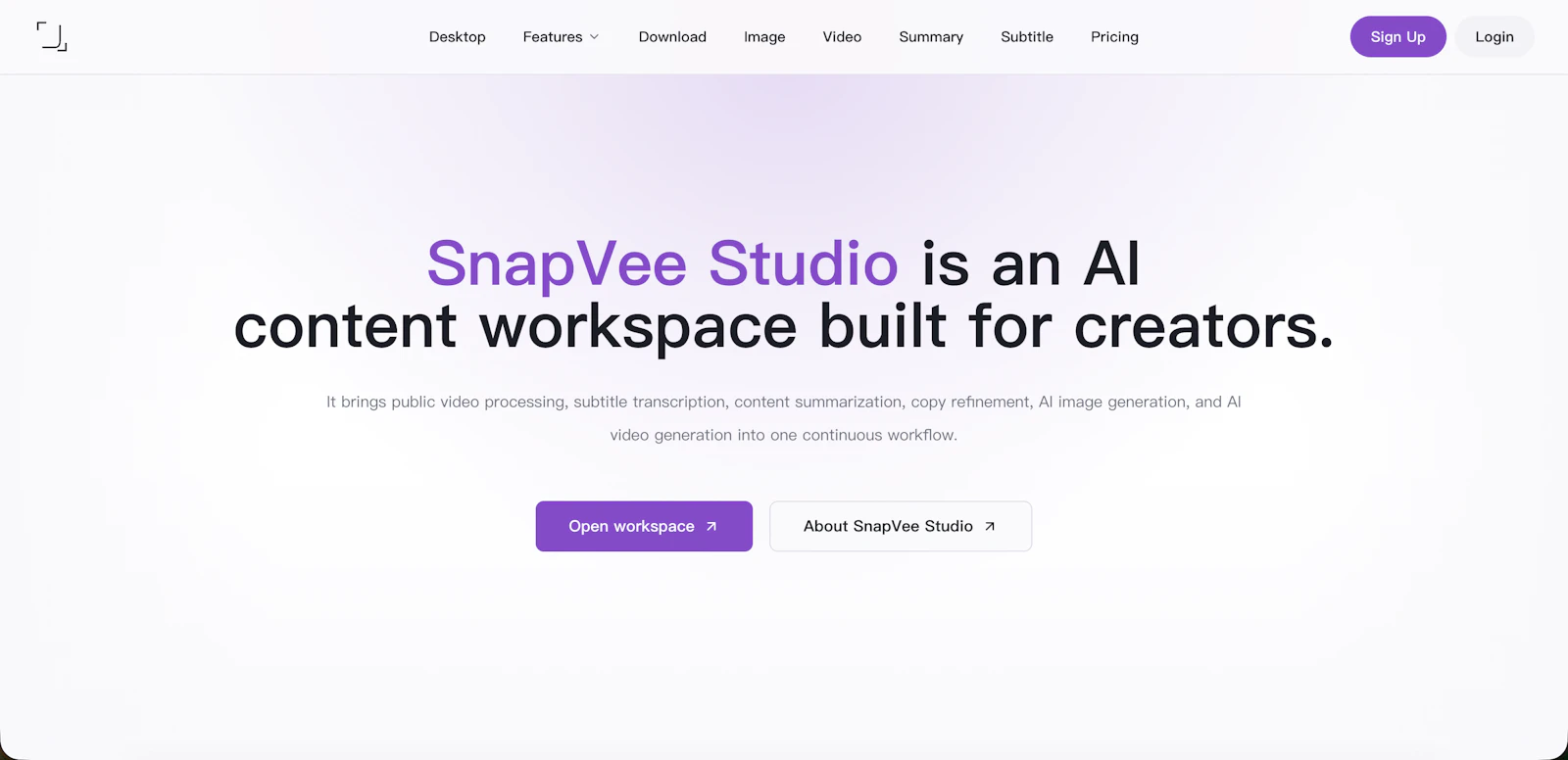 SnapVee Studio screenshot 1