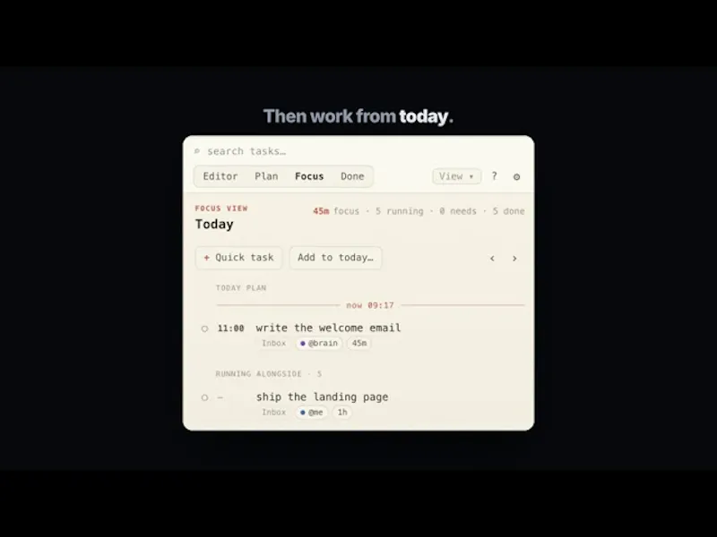 Plainlist screenshot 1 (video preview)