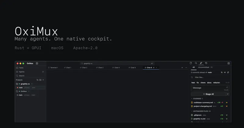 OxiMux screenshot 1