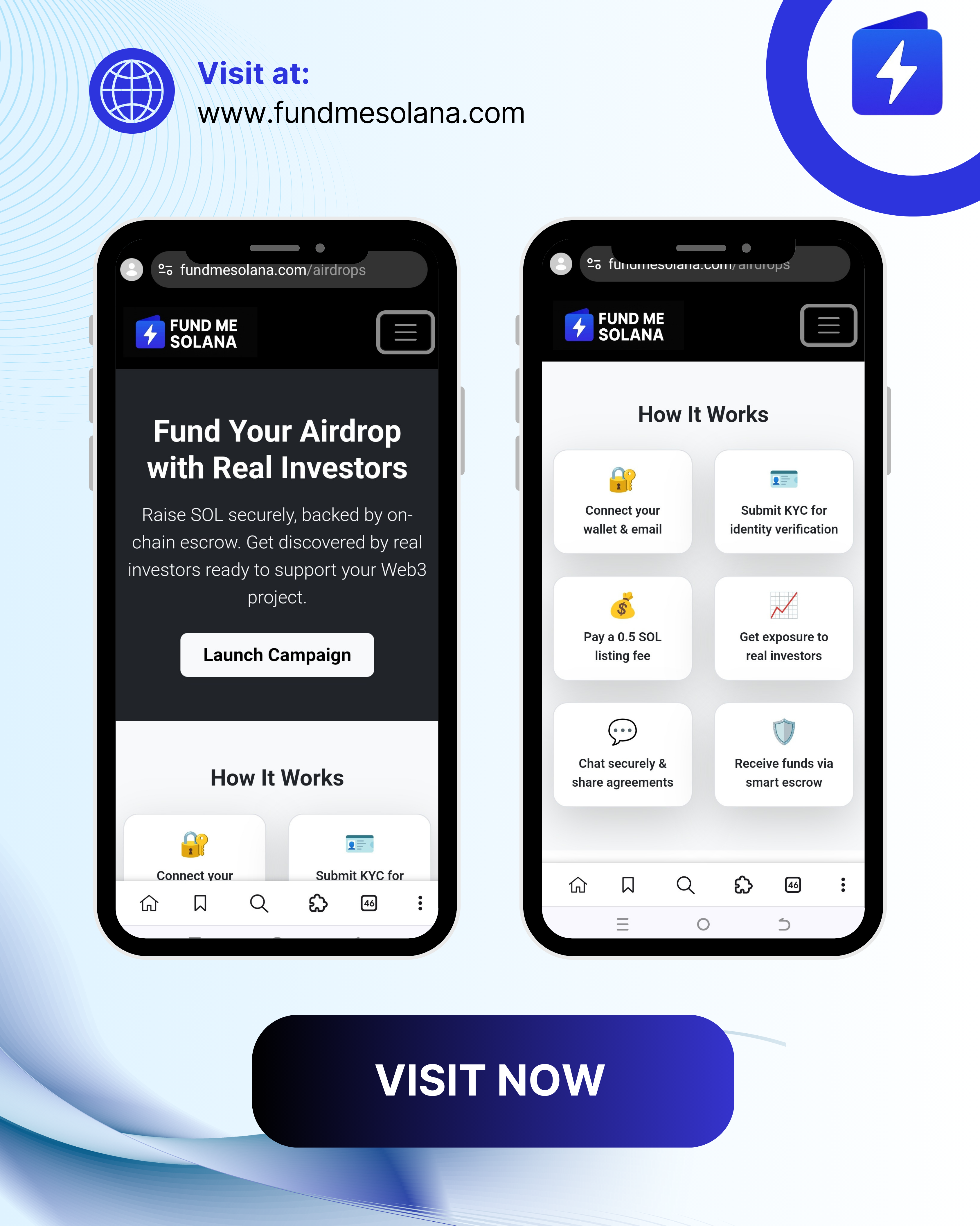 FundMeSolana - Decentralized Fundraising for Emergencies and Web3 Builders media 3