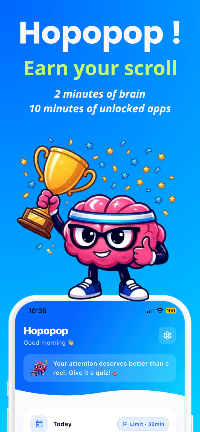 Hopopop - Earn Your Scroll screenshot 4