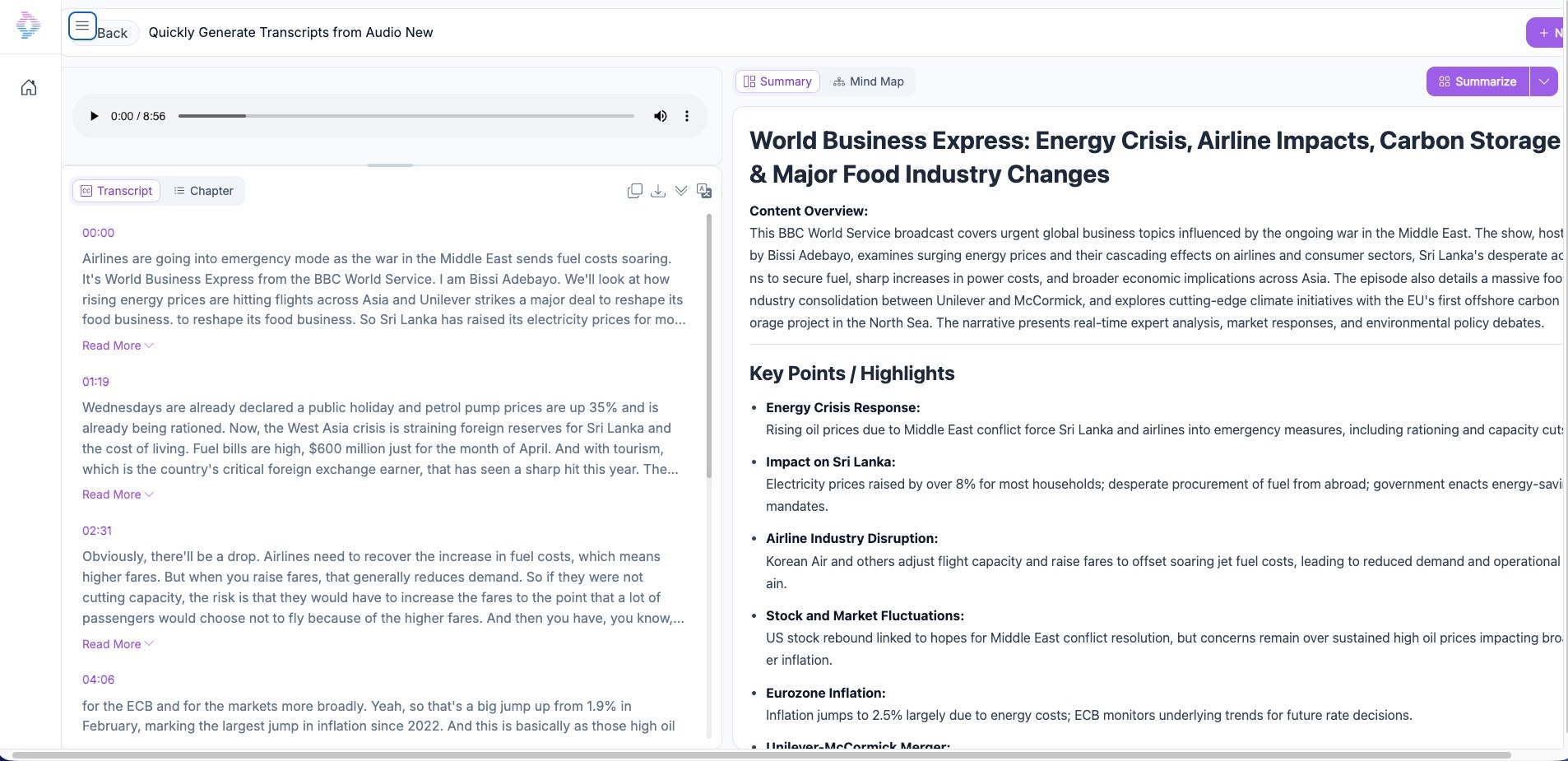 Audio Transcriber AI gallery image