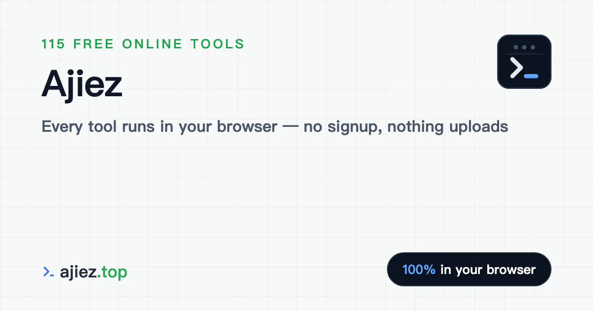 AJIEZ — Free Online Tools gallery image