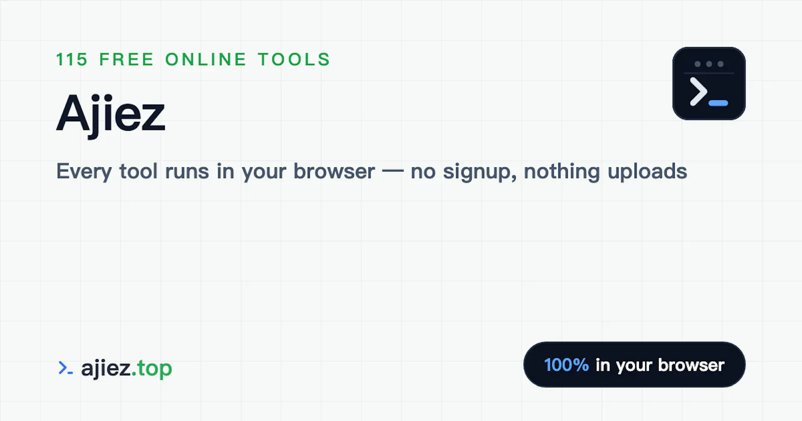 AJIEZ — Free Online Tools screenshot 1