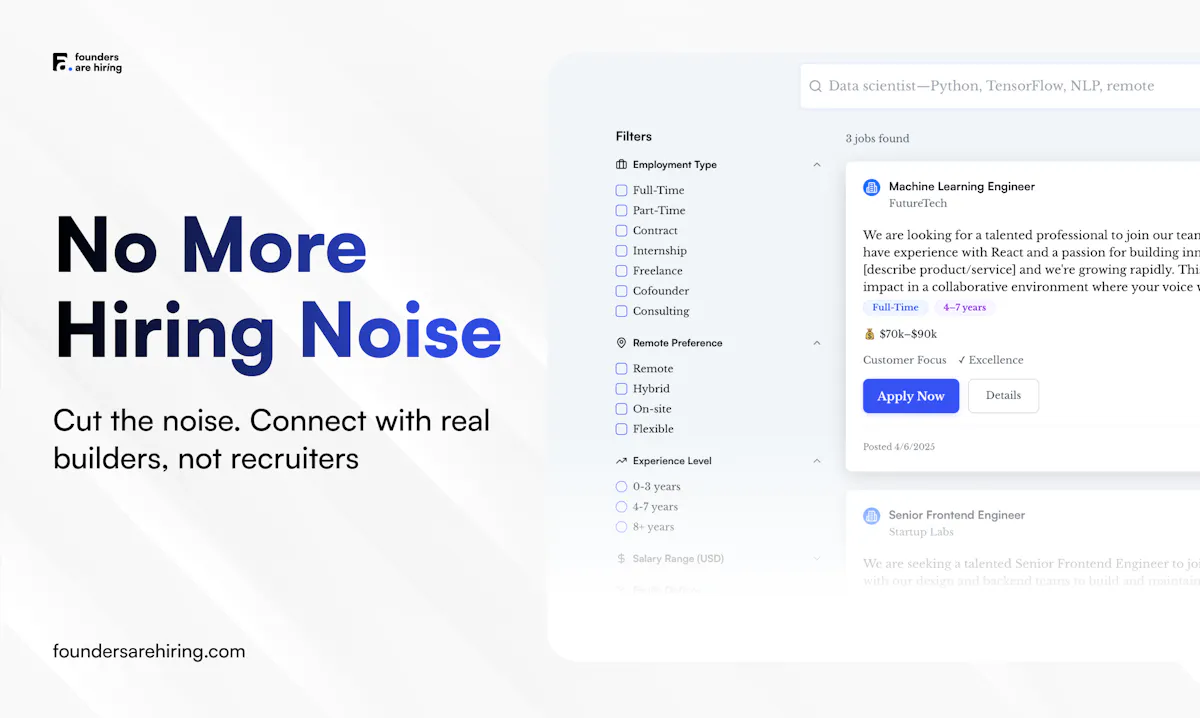 FoundersAreHiring