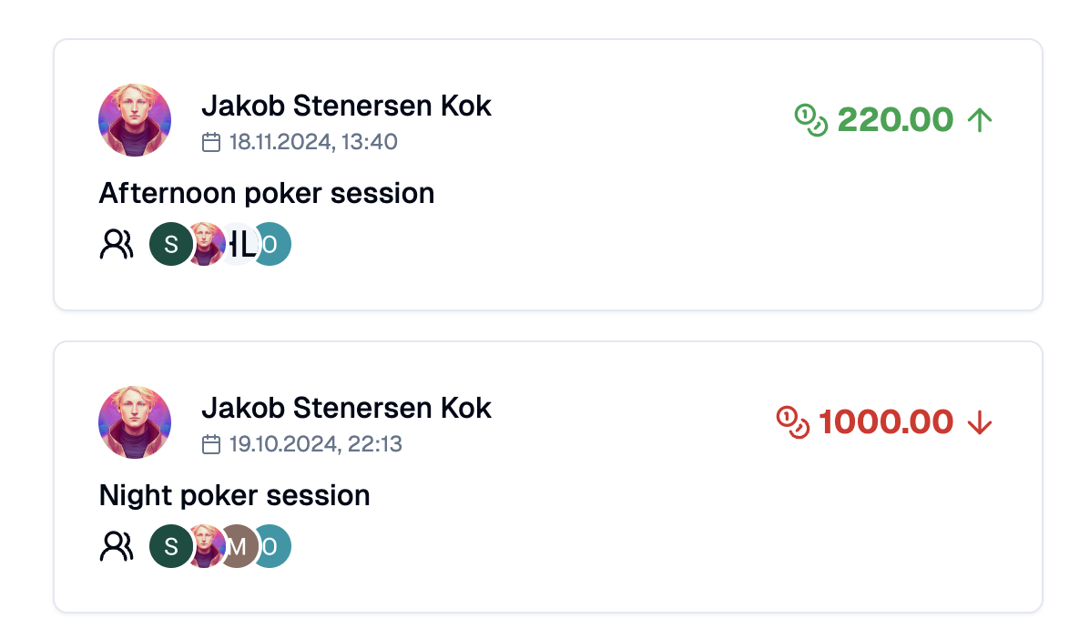 Mídia 1 de Pokermaster - o strava para poker - Rastreie seus jogos, siga os outros, construa uma comunidade